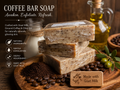 Coffee scrub soap